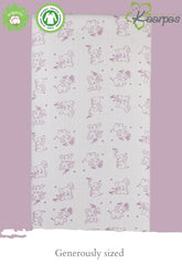 Adorable Animal' Cotton Fitted Cot Crib Sheet : Elephant
